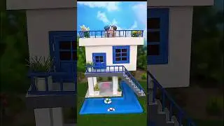 How create a mini building 😃#minibuilding #shorts #howmake #voralshort