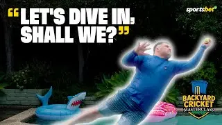 Backyard Cricket Masterclass: Classic Catches in the Pool