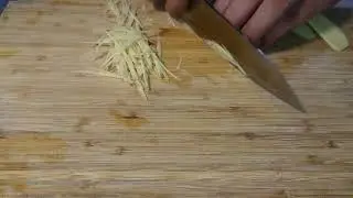 Shred ginger