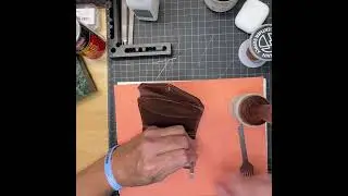 Making a Mini Leather Wallet with Bifold by Hand Part 6 4941