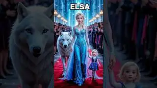 Disney Princesses and their Daughters I Animal Edition #disney #princess #animals  #aiart #shorts