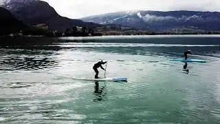 Rapid team training with Travis Grant. GlaGla race 2018, Annecy, France
