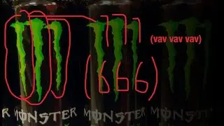 Vav...the letter F in Hebrew, is the number 6...and it means to nail MONSTER ENERGY DRINK