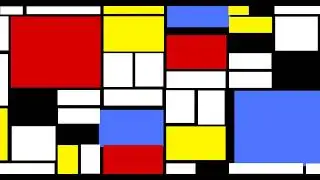Mondrian Abstract Animation