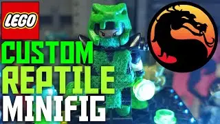 LEGO MORTAL KOMBAT CUSTOM MINIFIG (REPTILE)