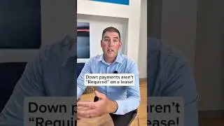 Down payment on a lease should be minimal! #cardealership #carsales #carbuyingtips #carsalesman