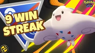 БЕЗУМНАЯ серия из 9! Тогекисс уничтожает мету Великой лиги в Catch Cup Pokemon Go Battle League