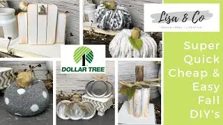 🍁Super QUICK, CHEAP & EASY Dollar Tree Pumpkins  |  Pumpkins using Non-Craft Supplies | Lisa & Co