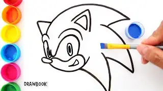 How to Draw SONIC, KNUCKLES & SHADOW Easy 🎨 | Step by Step Painting