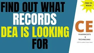How to Survive a DEA Inspection Series: DEA Inspection, Preparation, and Response