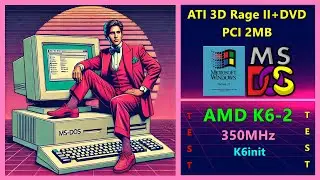 [MS-DOS] Test: ATI 3D Rage II + DVD PCI 2MB