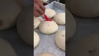 Meetha Bun Making 😍😍#shorts #food #allroundershorts