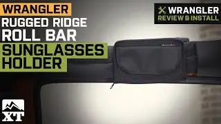 Jeep Wrangler Rugged Ridge Roll Bar Sunglass Holder (1987-2018 YJ, TJ, JK & JL) Review & Install