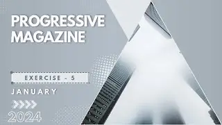 Progressive Magazine January 2024 Exercise No.5 • Dictation Practice • Speed 80,100,120 WPM