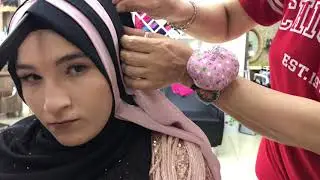 İki renkli şal modelleri ( kolay Türban modelleri