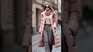 Top 4 Winter Puffy Looks ❄️ The Most Stylish Down Coats of the Season #wintercoat #fashion