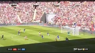 Oxlade Chamberlain Goal vs Chelsea Community Shield 2015