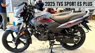 2025 TVS SPORT 110 ES PLUS: Fuel Efficiency, Comfort & More!
