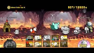 The Battle Cats | Jinfore Volcano | Infernal Crater Area 14