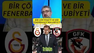 Bir &ccedil;&ouml;p poşeti ve bir Fenerbah&ccedil;e malubiyetinin bu kadar etkili olacağını d&uuml;ş&uuml;nmemiştim! #galatasaray