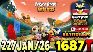Angry Birds Friends All Levels Tournament 1687 Highscore POWER-UP walkthrough