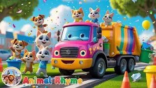 Mighty Garbage Truck | Jack’s Viral Animal Cleaning Crew | Community Helpers