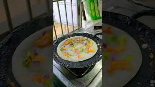 ସକାଳ ଖାଇବା❤️ Vegetable loaded ଦୋଷା healthy breakfast😋#viralshort#food#odiavolg#vegeterians#recipe