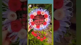 beautiful paper  flowerhanging wall hanging //hanging shorts//subhalaxmi (art & craft gallery)//