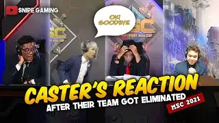 CASTER'S REACTION AFTER THEIR TEAM GOT ELIMINATED ON MSC 2021 PLAYOFFS