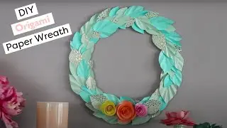 Paper Flower Wreath | How to Make a Wreath