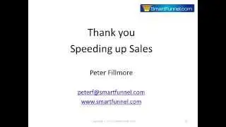 Speeding Up Sales