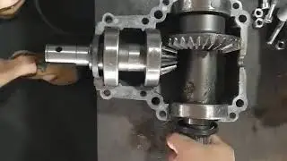Reverse rotation test of agricultural gearbox