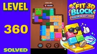 Fit Block 3D &ndash; Level 360 | Walkthrough Fast & Clean Solution