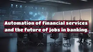 Automation of financial services and the future of jobs in banking.
