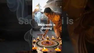 Tiny Humans, Big Traditions 🌾 Miniature Village Prepares for Sankranti#festival #sankranthi #shorts