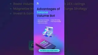 Advantages of Solana Volume Bots              #automatedtrading #volume #volumeboost #volumebot