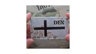Denmark Danmark Flag Patch