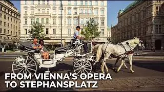 A Walk From Albertina Along Neuer Markt to Stephansplatz | Vienna in 4K