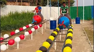 Village Amazing Challenge Game! 🚀 Handmade Obstacle & Fun Competition