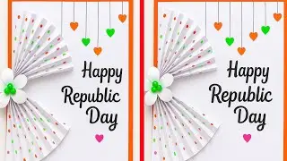 26 January Easy Card 🇮🇳 | Republic Day Special