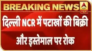 NGT Bans Sale Of Firecrackers In Delhi NCR Till November 30 | ABP News