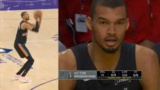Victor Wembanyama scores 25 points in first 8 mins OF GAME vs Lakers 😱