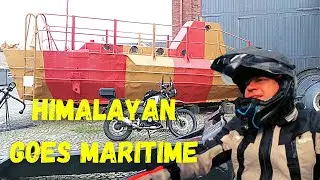 Himalayan Road Trip - The Scottish Maritime Museum - Troon to Irvine - Wee jaunt Enfield Himalayan