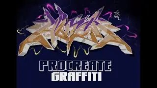 Procreate graffiti (Blinding lights )
