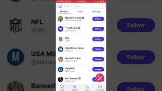How to FOLLOW SOMEONE in TRUTH SOCIAL app?