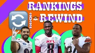 2022 Rankings Rewind | Kyle Pitts vs. Mark Andrews; Nick Chubb in PPR