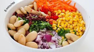 High Fiber Salad | Healthy Lunch Idea