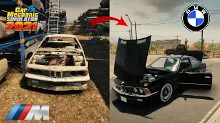 BMW 635 CSI  restoration   Car Mechanic Simulator 2021