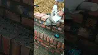 Brick Corner Construction Process for Wall - Unique tools to boost efficiency and streamline work