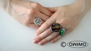 How to make Button Rings - OWIMO Design Upcycling